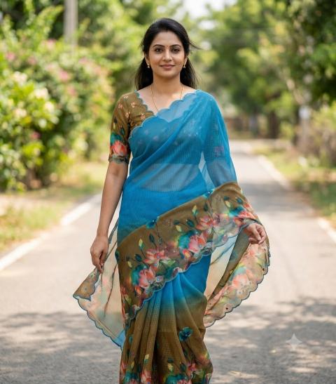 Svara fancy designer saree wholesale online